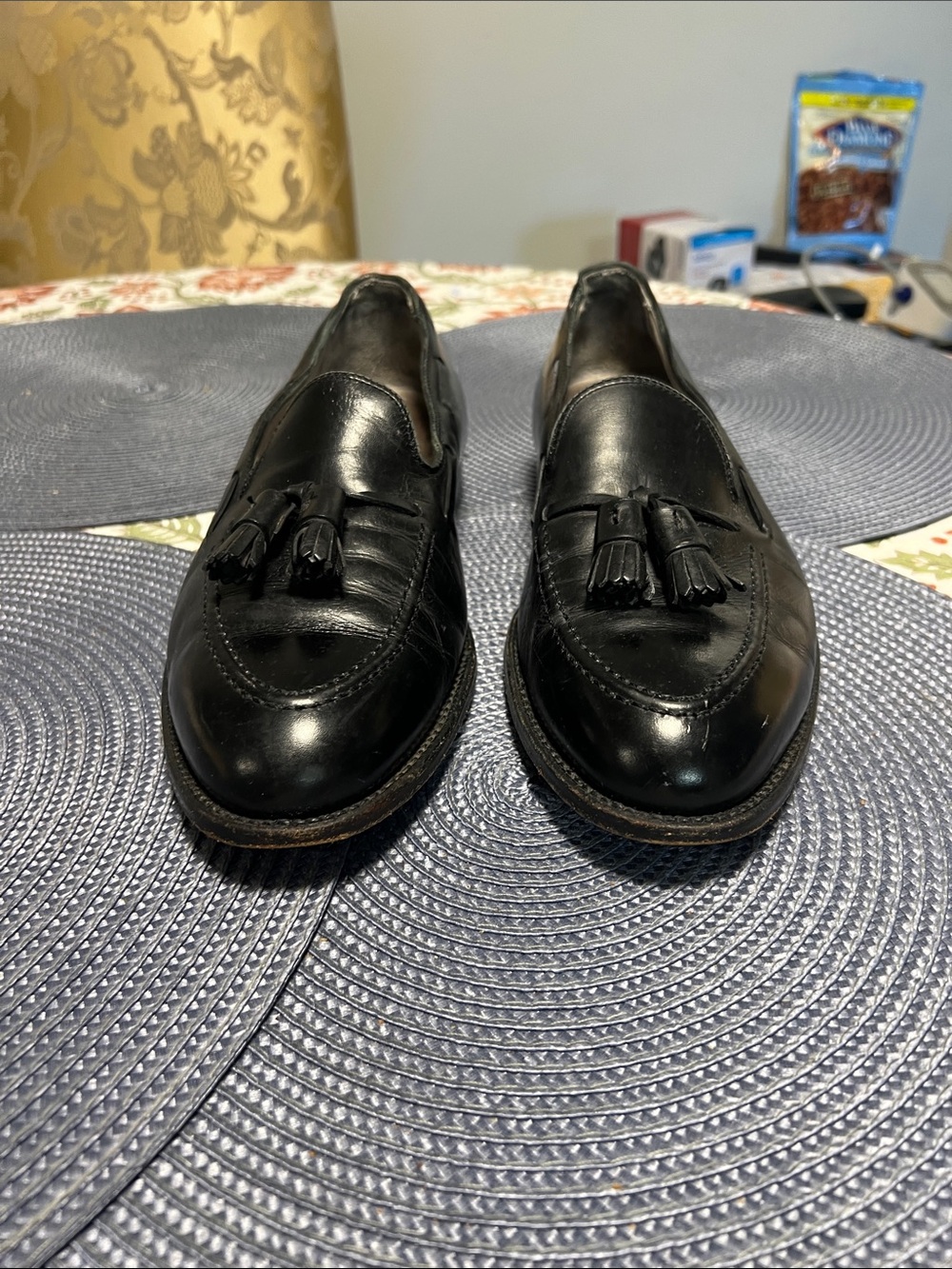 Alden 660 Black Leather Tassel Loafers - Men